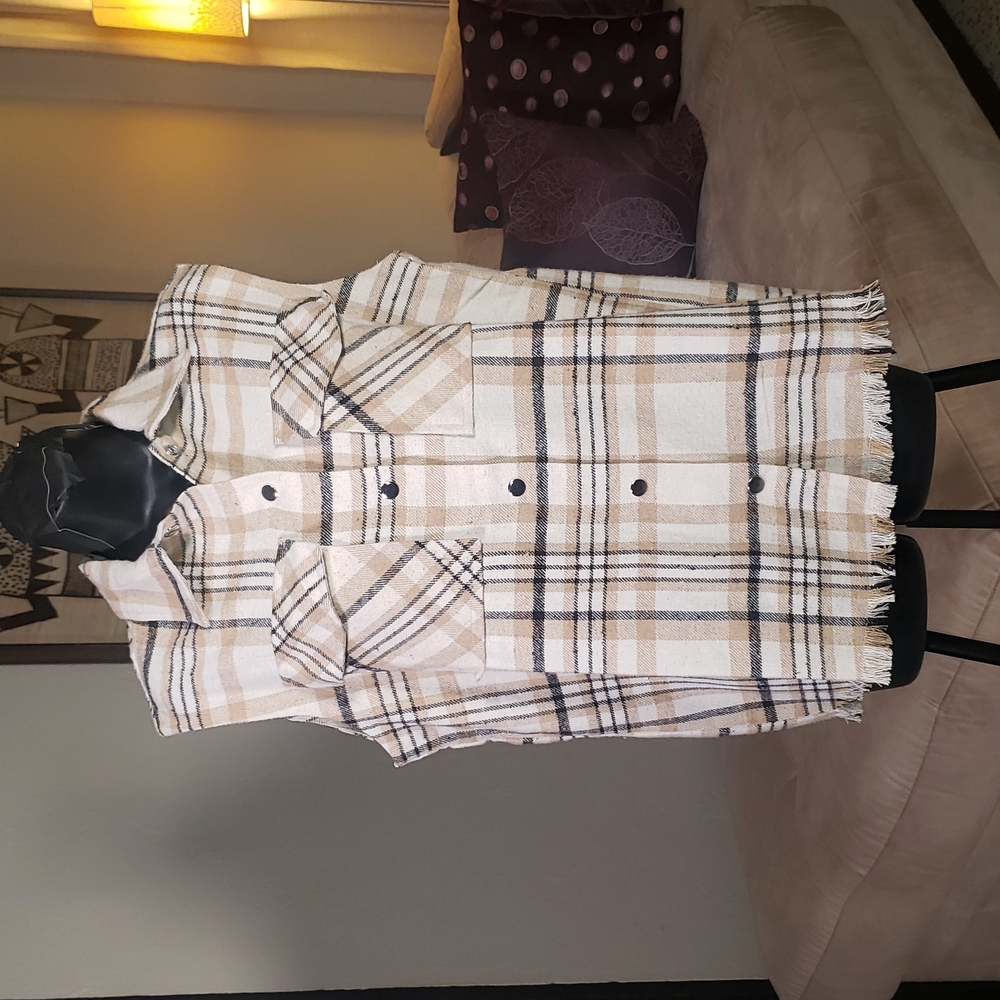 Jolie and Joy flannel vest